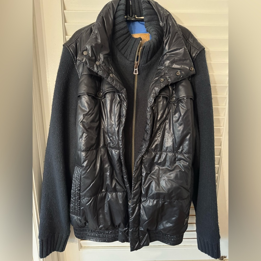 Hugo Boss/Boss Orange Label sweater sleeve, bib puffer jacket amazing item